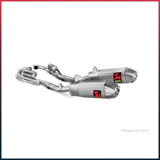 [S-H2MET12-CIQTA] Akrapovic Evolution Line Full Exhaust System Honda CRF 250 R / RX 2018-2021