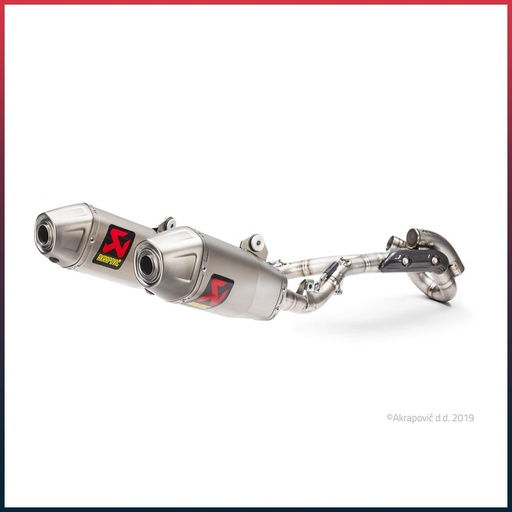 [S-H4MET15-CIQTA] Full Exhaust System AKRAPOVIC Evolution Line Honda CRF 450 R / RX 2017-2020