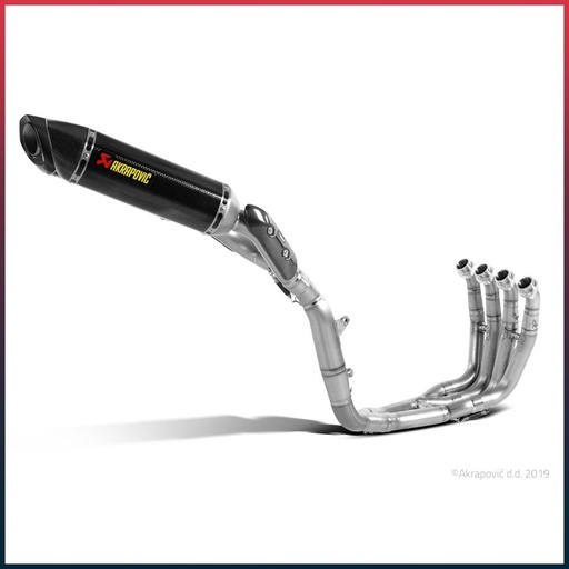 [S-Y10RFT10-ZC/2] Ligne Complète AKRAPOVIC Evolution Line Kit Yamaha YZF 1000 R1 2009-2014