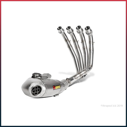 [S-H6R12-HAFT] Ligne Complète AKRAPOVIC Racing Line Honda CB 650 F / CBR 650 F 2014-2018
