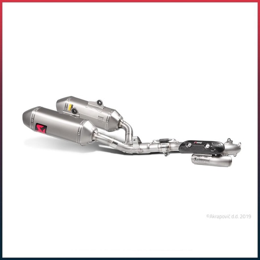 [S-H2MR9-QTA] Ligne Complète AKRAPOVIC Racing Line Honda CRF 250 R / RX 2016-2017