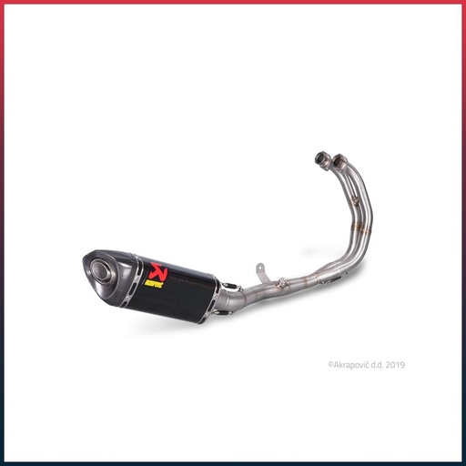 [S-Y3R3-APC] Ligne Complète AKRAPOVIC Racing Line (coupelle carbone) Yamaha MT 03 2016-2019 Et R 3 2015-2021
