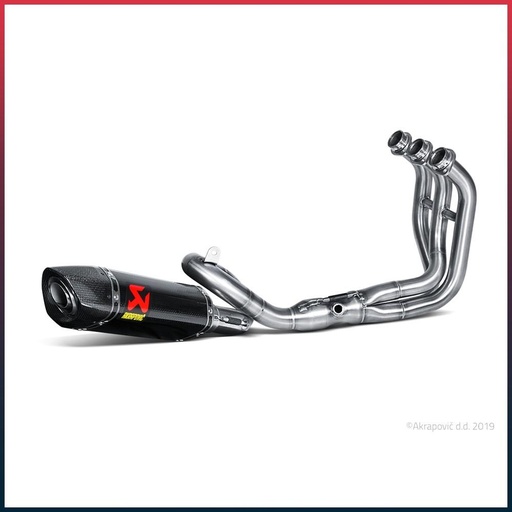 [S-Y9R2-AFC] Ligne Complète AKRAPOVIC Racing Line Yamaha MT09 (847 cc) 2013-2020 Et XSR 900 2016-2021 Coupelle Carbone