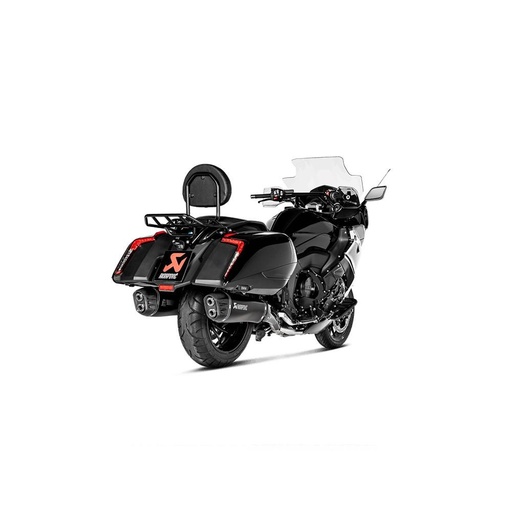 [S-B16SO3-HRAATBL] Silencieux AKRAPOVIC Slip-On Line (coupelle carbone) BMW K 1600 Bagger/ Grand America 2017-2020
