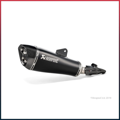 [S-B12SO22-HALAGTBL] Silencieux AKRAPOVIC SLIP-ON (coupelle carbone) BMW R 1250 R / RS 2019-2024