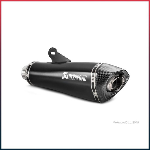 [S-B12SO17-HBRBL] Silencieux AKRAPOVIC Slip-On (coupelle carbone) BMW R NINE T 2014-2020 et R NINE T SCRAMBLER 2016-2023