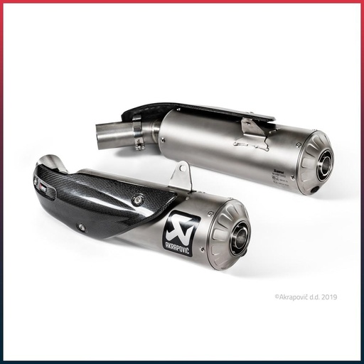 [S-D11SO4-HBFGT] Silencieux AKRAPOVIC Slip-On Ducati SCRAMBLER 1100 2018-2020