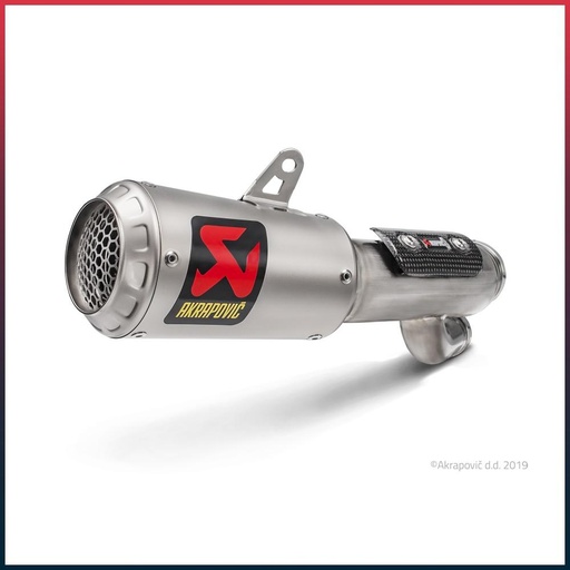 [S-B10SO9-CUBT] Silencieux AKRAPOVIC Slip-On GP Style BMW S1000 R 2017-2020