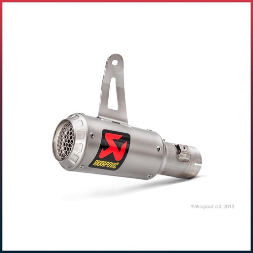 [S-S10SO13-CUBT] Silencieux AKRAPOVIC Slip-On GP Style Suzuki GSX R 1000 2017-2022