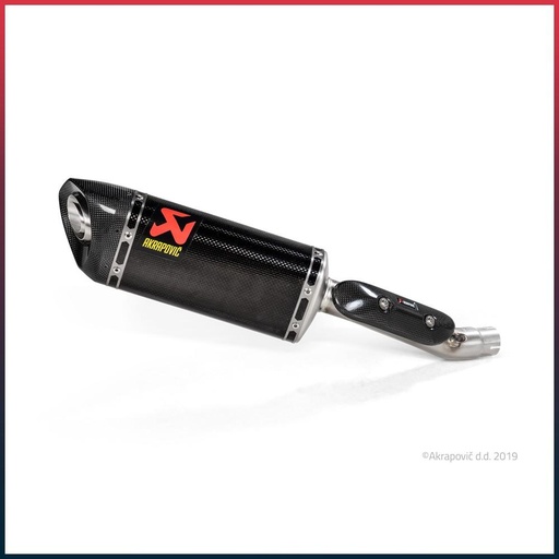[S-H3SO7-APC] AKRAPOVIC Slip-On Silencer Honda CB 300 R 2018-2020 Carbon End Cap