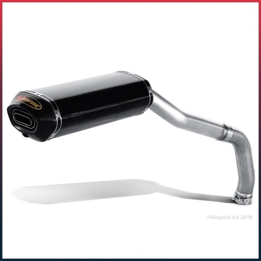 [S-H10SO5T-HWC] AKRAPOVIC Slip-On Silencer Honda CBR 1000 RR 2006-2007 Carbon End Cap