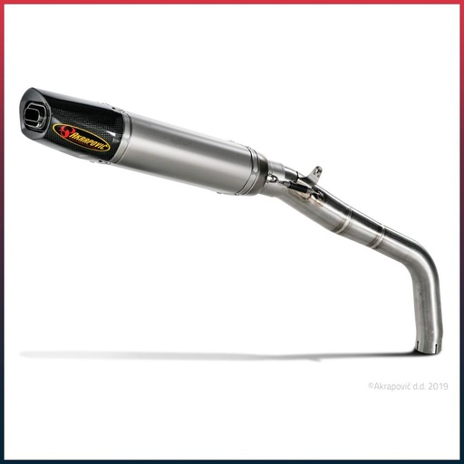 [S-H6SO11-HACT] AKRAPOVIC Slip-On Silencer Honda CBR 600 RR 2007-2008 Carbon End Cap