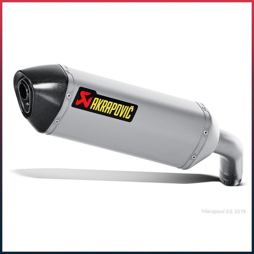 [S-H8SO2-HRT] Silencieux AKRAPOVIC Slip-On Honda CROSSRUNNER 800 2011-2014 Coupelle Carbone