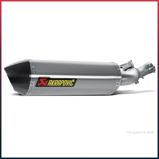 [S-H12SO1-HRT] Silencieux AKRAPOVIC Slip-On Honda VFR 1200 2010-2016 Coupelle Carbone