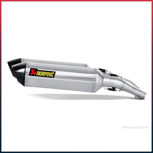 [S-Y13SO3-HT] AKRAPOVIC Slip-On Silencer (carbon end cap) Yamaha FJR 1300 2013-2021