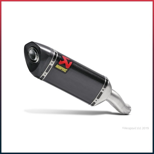 [S-Y2SO12-HAPC] Silencieux AKRAPOVIC Slip-On Yamaha R 3 2015-2021 Coupelle Carbone