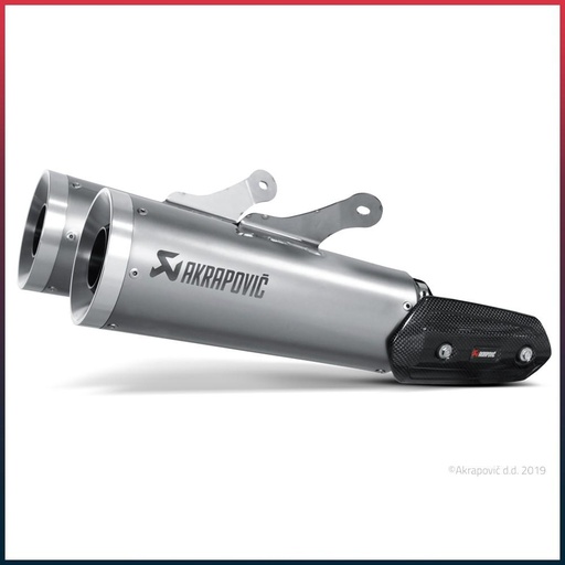 [S-Y17SO1-HBAV] AKRAPOVIC Slip-On Silencer Yamaha VMAX 1700 2009-2016