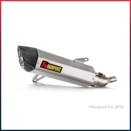 [S-Y3SO1-HRSS/1] AKRAPOVIC Slip-On Silencer Yamaha X-MAX 250 / 300 2017-2020 Carbon End Cap
