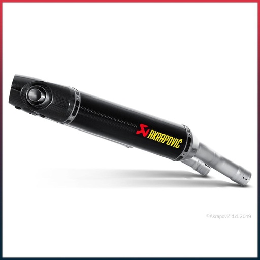 [S-Y10SO8-HDTC] AKRAPOVIC Slip-On Silencer Yamaha YZF 1000 R1 2007-2008 Carbon End Cap
