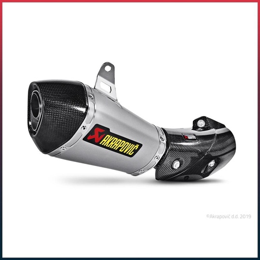 [S-K10SO7T-HASZ] Silencieux AKRAPOVIC Slip-On Kawasaki ZX10R NINJA 2011-2015 Coupelle Carbone
