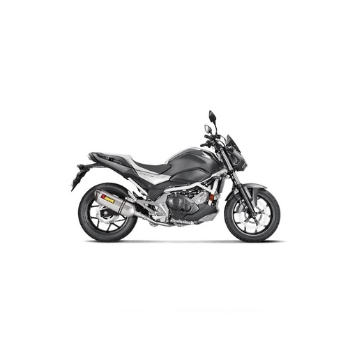 AKRAPOVIC Slip-On Silencer Honda INTEGRA 700 / 750 and NC700 S / NC750 S / X Carbon End Cap