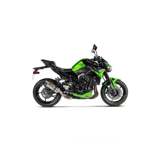 Silencieux AKRAPOVIC Slip-On (coupelle carbone) Kawasaki Z 900 2020-2024