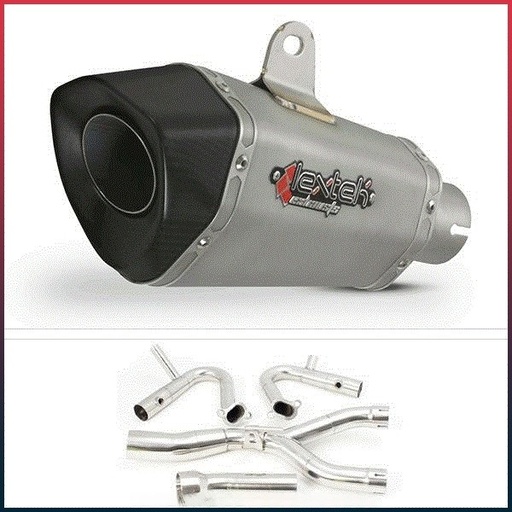 [EXKT1744] LEXTEK XP10 Full Exhaust System BMW R 1200 GS / Adventure 2013-2018