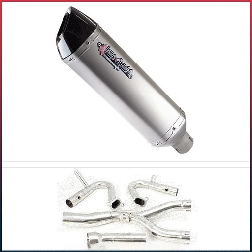 [EXKT3458] Full Exhaust System LEXTEK VP1 BMW R 1200 GS / ADVENTURE 2013-2018 and R 1200 R / RS 2015-2018
