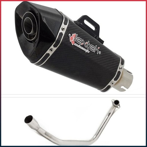 [EXKT3280] Ligne Complète LEXTEK XP8C Honda CB 125 F 2017-2020