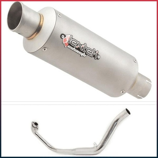 Full Exhaust System LEXTEK GP1/GP8C Honda CB 125 R 2018-2020