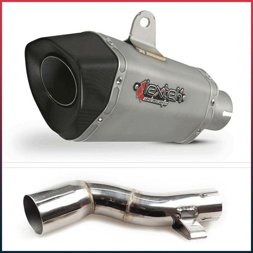 [EXLPV1387] Silencieux LEXTEK XP10 Honda NC700 S / X 2012-2013 et NC750 S / X 2014-2020