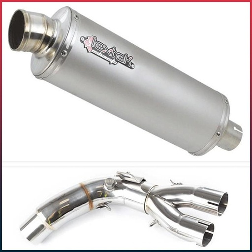 [EXLPV1694] Half Exhaust System LEXTEK OP1 Honda CB 1000 R 2008-2017