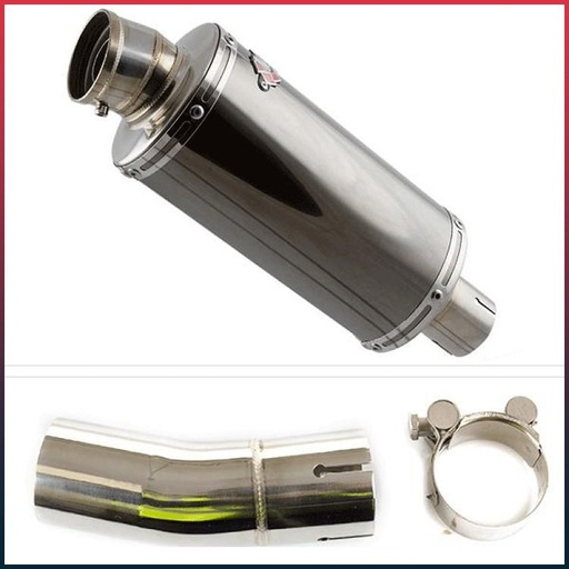 [EXLPV1451] LEXTEK OP16 Silencer Kawasaki Ninja 400 2018-2021 and Z 400 2019-2021