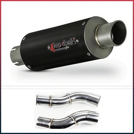 [EXLPV950] Silencieux LEXTEK GP8C Kawasaki Z 1000 2010-2020