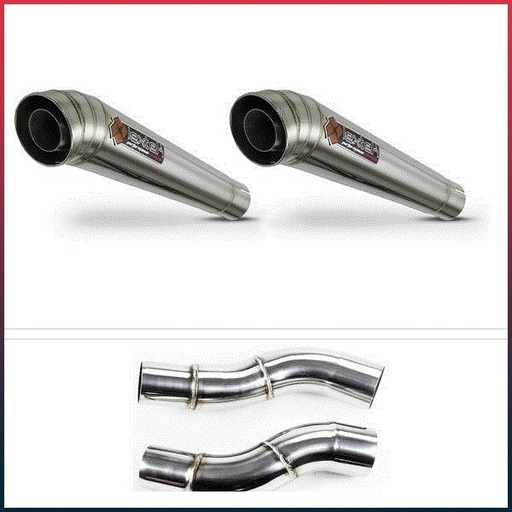 [EXLPV955] LEXTEK MP4 Silencer Kawasaki Z 1000 2010-2020
