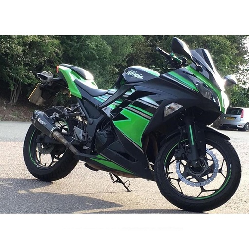 [EXLPV906] Silencieux LEXTEK XP8C Kawasaki Ninja 300 R 2013-2016