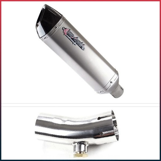 [EXLPV1798] LEXTEK VP1 Silencer Kawasaki ER6 / ER6F 2005-2011