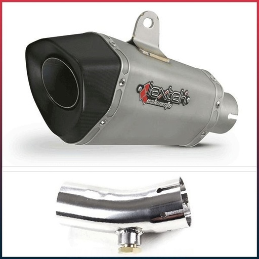 [EXLPV337] LEXTEK XP10 Silencer Kawasaki ER6 / ER6F 2005-2011