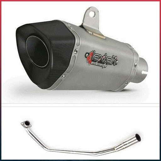 [EXKT2051] Full Exhaust System LEXTEK XP10 Suzuki GSX-R 125 / GSX-S 125 2017-2020