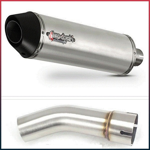 [EXLPV768] Silencieux LEXTEK RP1 (coupelle carbone) Suzuki SV 650 N/S 2003-2015