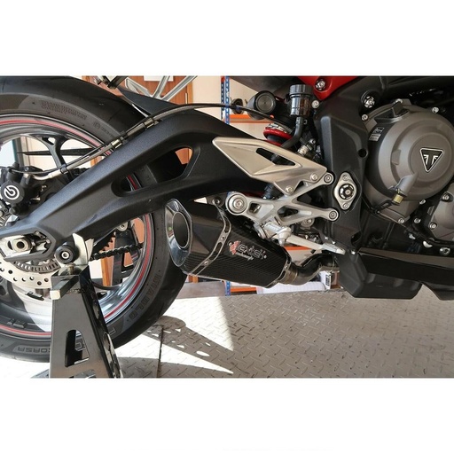 [EXLPV1575] LEXTEK XP8C Silencer Triumph STREET TRIPLE 765 S / R / RS 2017-2019