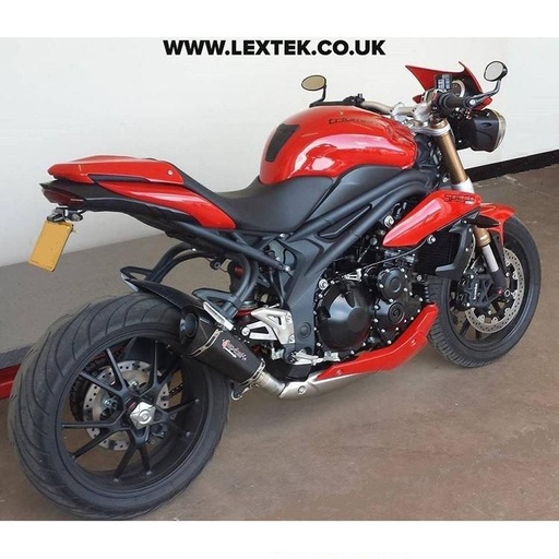 [EXLPV781] Silencieux LEXTEK XP8C Triumph Speed Triple 1050/R/S 2011-2016