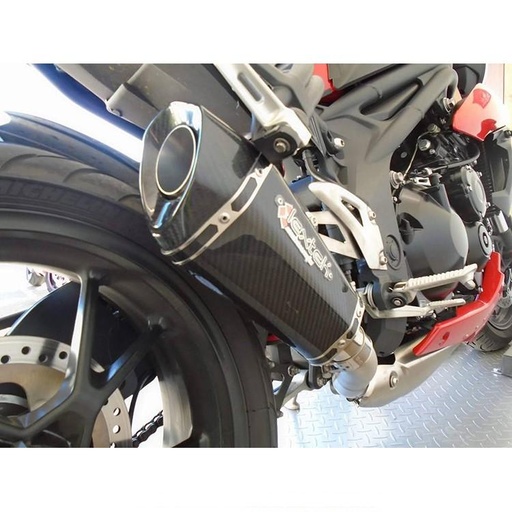 [EXLPV1412] LEXTEK XP8C Silencer Triumph Street Triple 675 / R 2013-2017