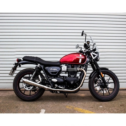 [EXLPV1197] LEXTEK AC1 Silencer Triumph BONNEVILLE T100 (865cc) 2009-2015