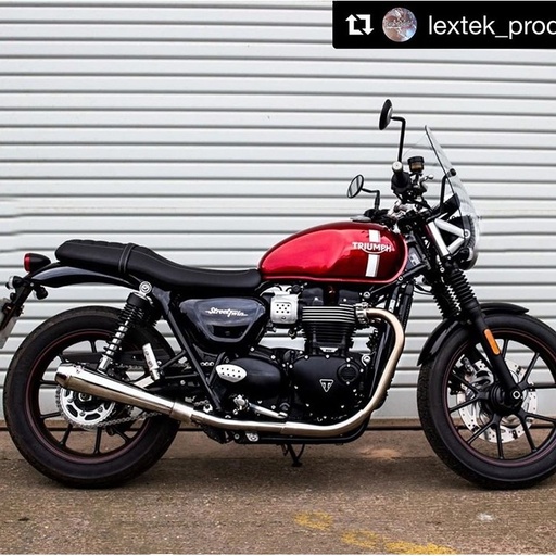 [EXLPV1697] LEXTEK AC1 Silencer Triumph STREET TWIN 900 2016-2020