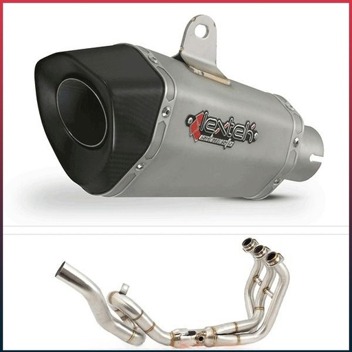 [EXKT1869] Ligne Complète LEXTEK XP10 Yamaha MT09 2013-2020 Et MT09 TRACER 2015-2020