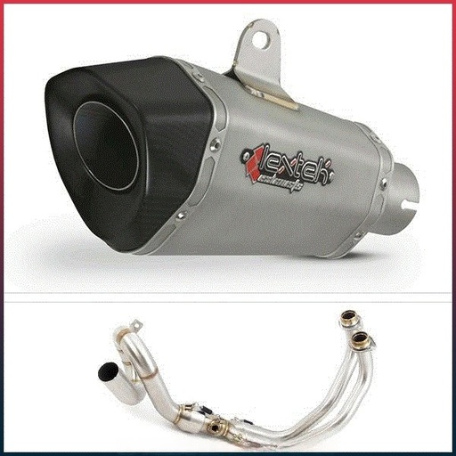 [EXKT1765] LEXTEK XP10 Full Exhaust System Yamaha MT07 2014-2020