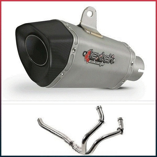 Ligne Complète LEXTEK XP10/XP8C Yamaha MT07 / Tracer et XSR 700