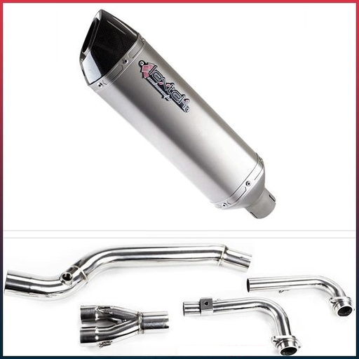 [EXKT3453] LEXTEK VP1 Full Exhaust System Yamaha T-MAX 500 2001-2011
