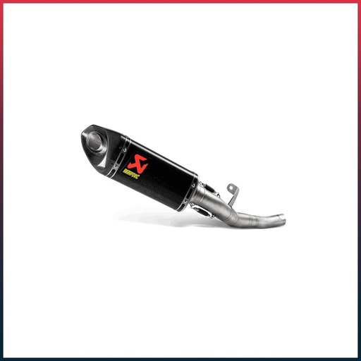 [S-T7SO3-APC] AKRAPOVIC SLIP-ON Silencer Triumph STREET TRIPLE 765 S / R / RS 2020-2022 carbon end cap